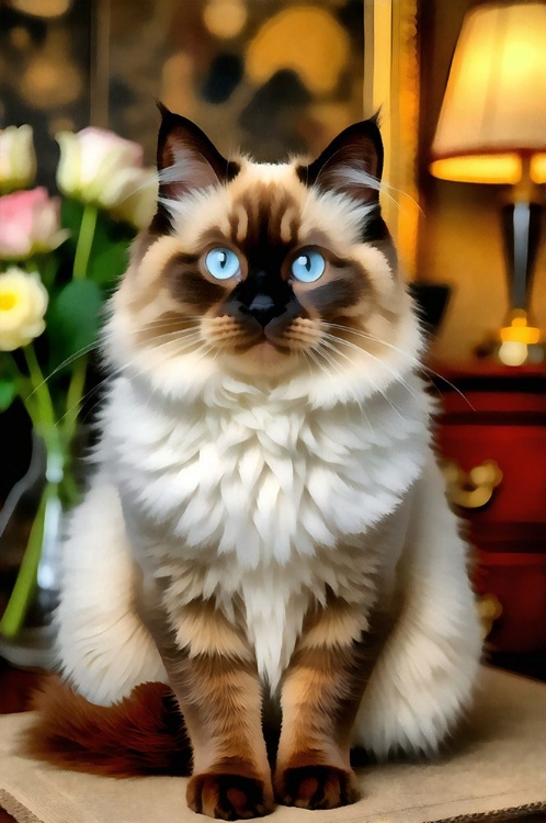 Picture of FLUFFY BLUE EYES
