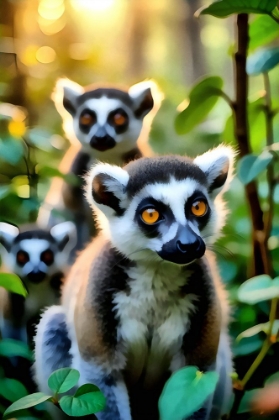 Picture of LEMUR FAMILY I