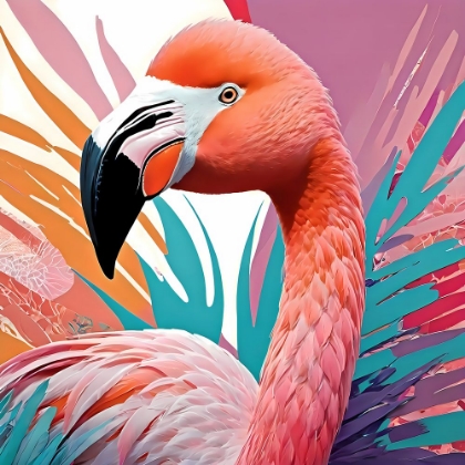 Picture of MODERN FLAMINGO I
