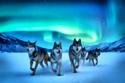 Picture of NORTHERN LIGHTS WOLF PACK