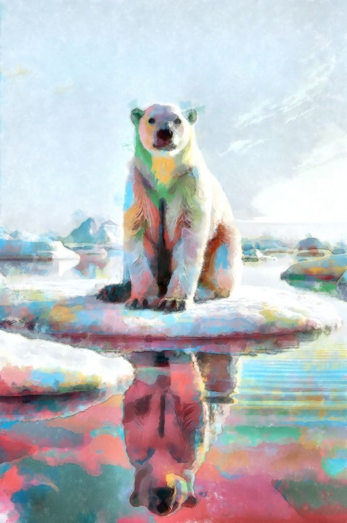 Picture of POLAR BEAR ABSTRACTION I