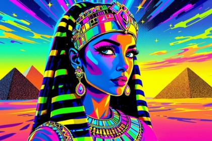 Picture of CLEOPATRA POP ART I