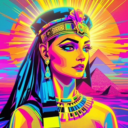 Picture of CLEOPATRA POP ART III