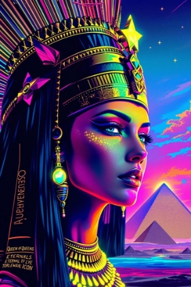 Picture of CLEOPATRA POP ART XII