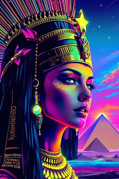 Picture of CLEOPATRA POP ART XII