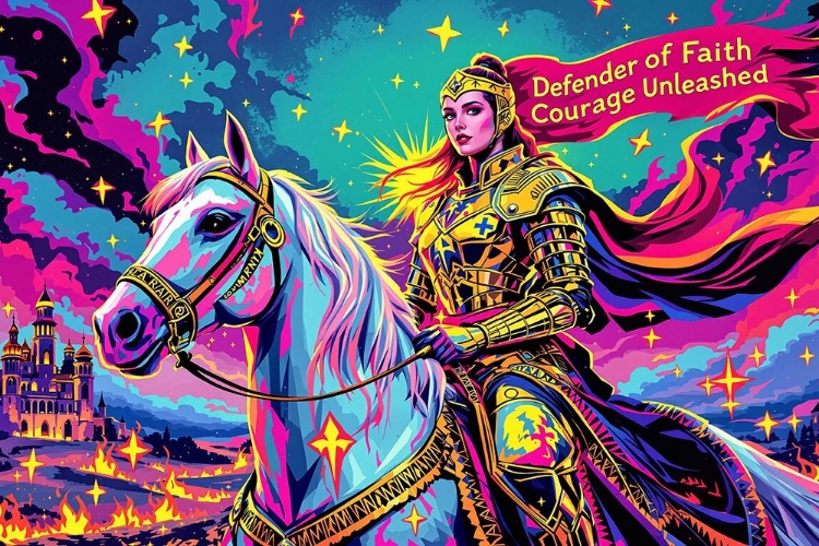 Picture of JOAN OF ARC POP ART I