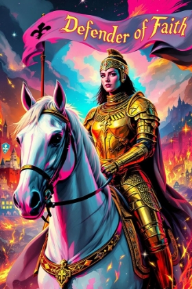 Picture of JOAN OF ARC POP ART V