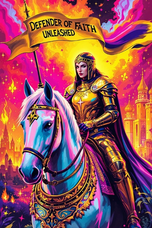 Picture of JOAN OF ARC POP ART VII