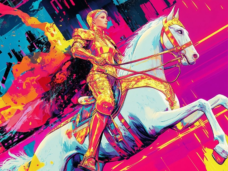 Picture of JOAN OF ARC POP ART XII