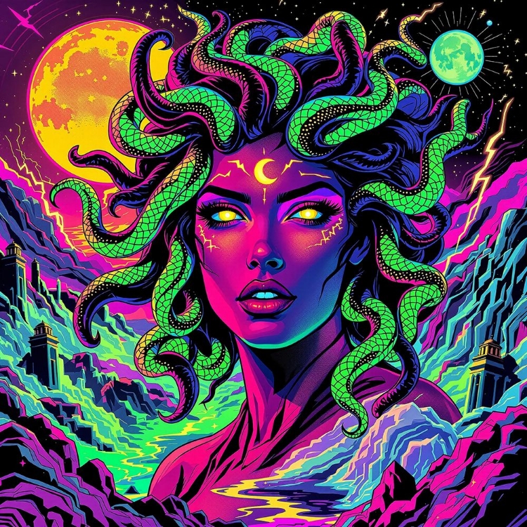 Picture of MEDUSA POP ART I
