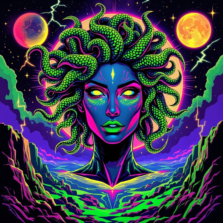 Picture of MEDUSA POP ART II