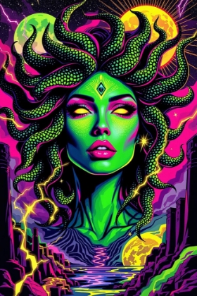 Picture of MEDUSA POP ART III