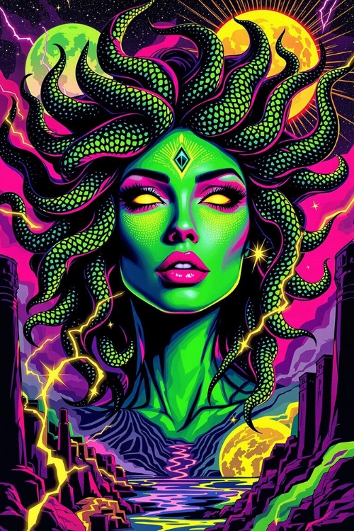 Picture of MEDUSA POP ART III