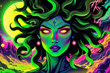 Picture of MEDUSA POP ART IV