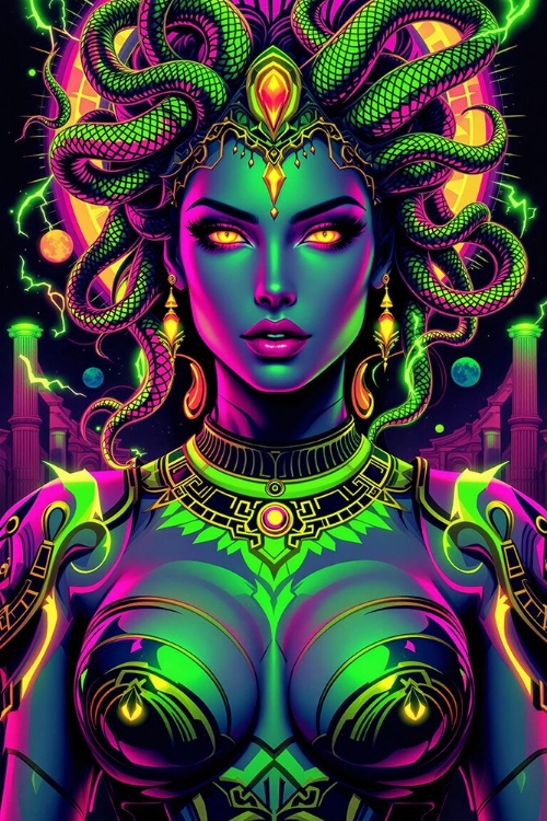 Picture of MEDUSA POP ART VII