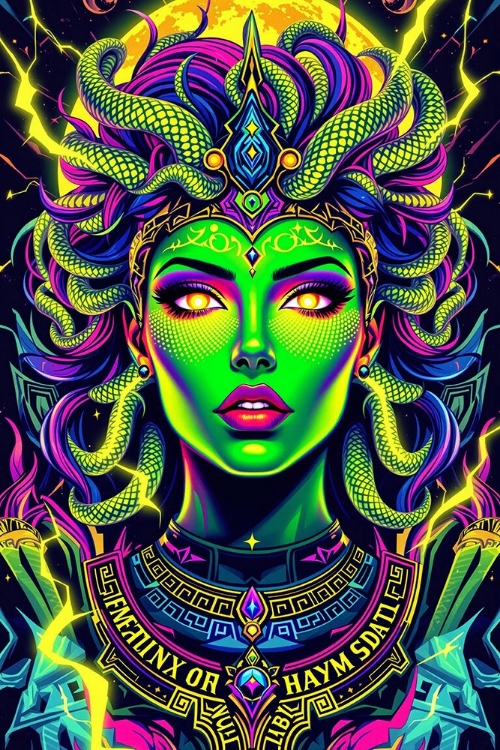 Picture of MEDUSA POP ART VIII