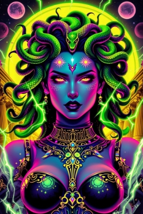 Picture of MEDUSA POP ART IX