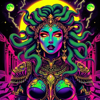 Picture of MEDUSA POP ART X