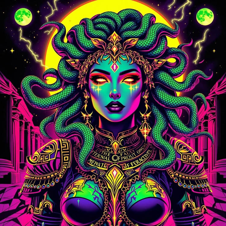 Picture of MEDUSA POP ART X
