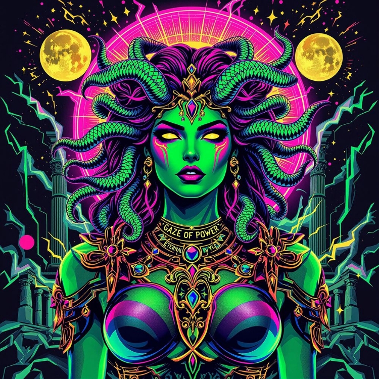 Picture of MEDUSA POP ART XI