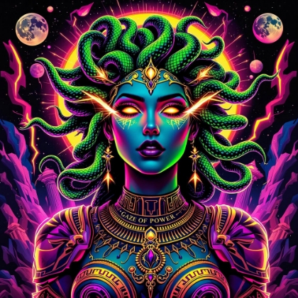 Picture of MEDUSA POP ART XII