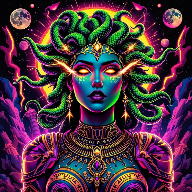 Picture of MEDUSA POP ART XII