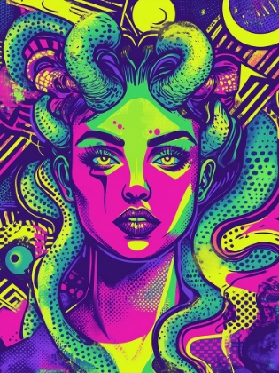 Picture of MEDUSA POP ART XV