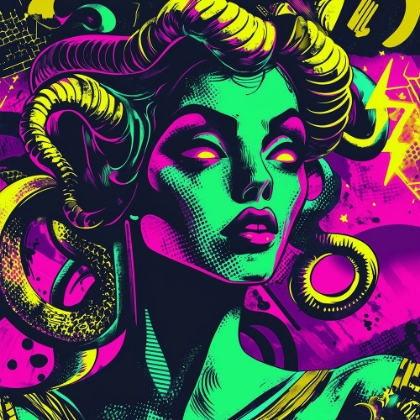 Picture of MEDUSA POP ART XVIII