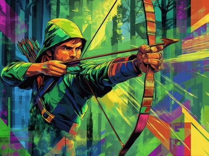 Picture of ROBIN HOOD POP ART I
