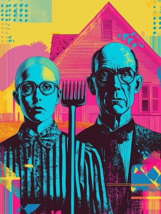 Picture of AMERICAN GOTHIC POP ART II