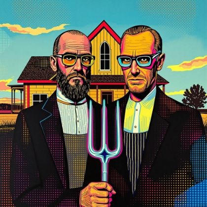 Picture of AMERICAN GOTHIC POP ART VIII