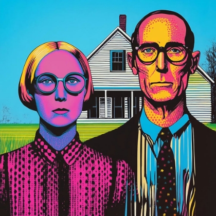 Picture of AMERICAN GOTHIC POP ART IX