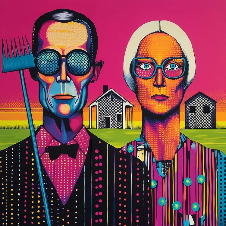 Picture of AMERICAN GOTHIC POP ART XIII