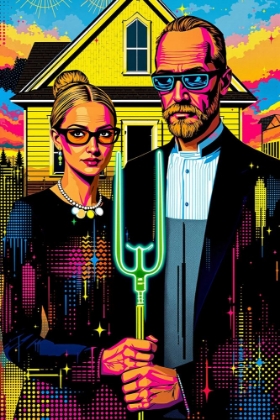 Picture of AMERICAN GOTHIC POP ART XVI