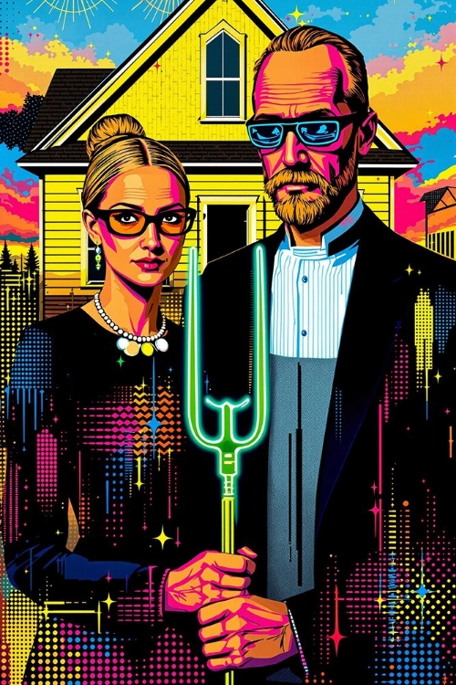 Picture of AMERICAN GOTHIC POP ART XVI