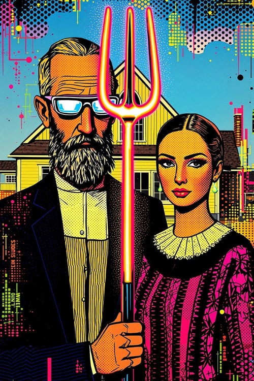 Picture of AMERICAN GOTHIC POP ART XVII