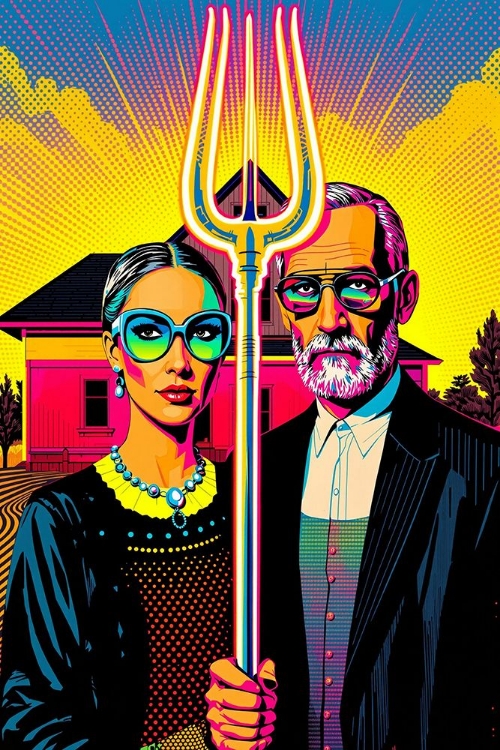 Picture of AMERICAN GOTHIC POP ART XVIII