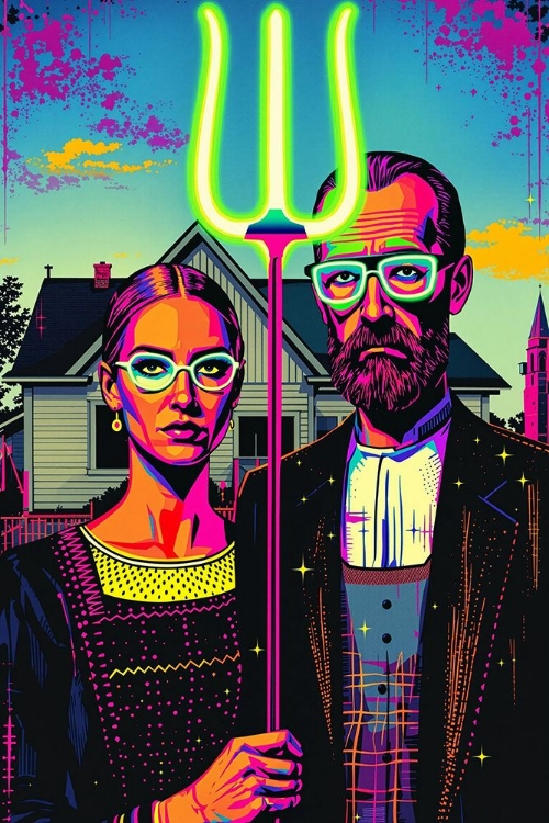 Picture of AMERICAN GOTHIC POP ART XIX