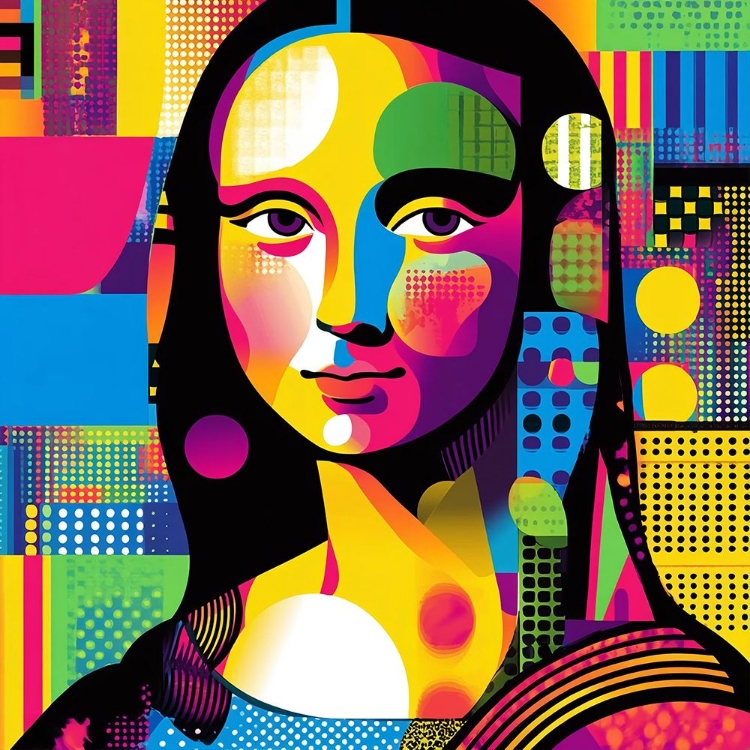 Picture of MONA LISA POP ART X