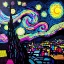 Picture of STARRY NIGHT POP ART V