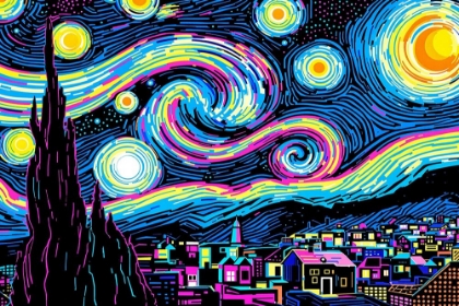 Picture of STARRY NIGHT POP ART VI