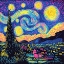 Picture of STARRY NIGHT POP ART XII