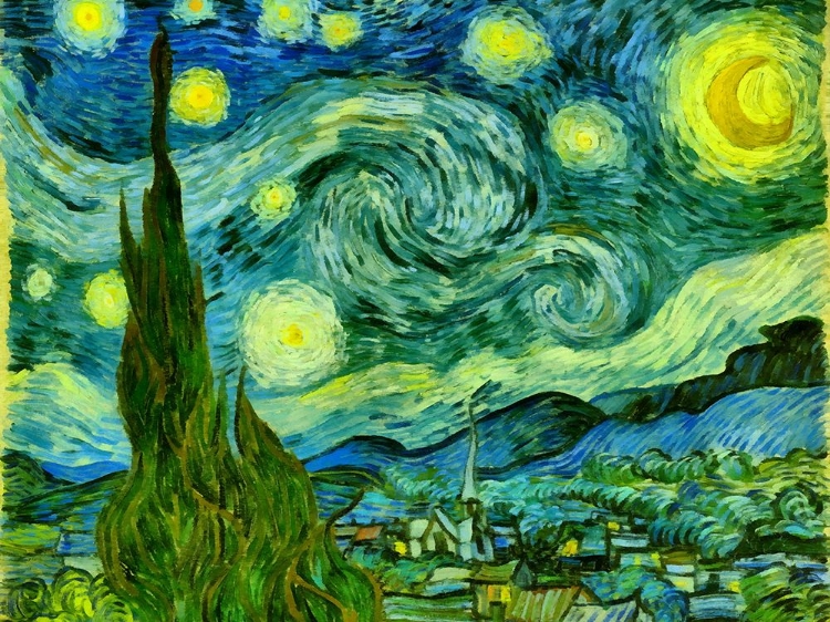 Picture of STARRY NIGHT POP ART XX