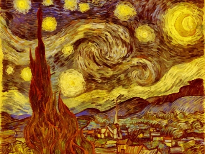 Picture of STARRY NIGHT POP ART XXIV