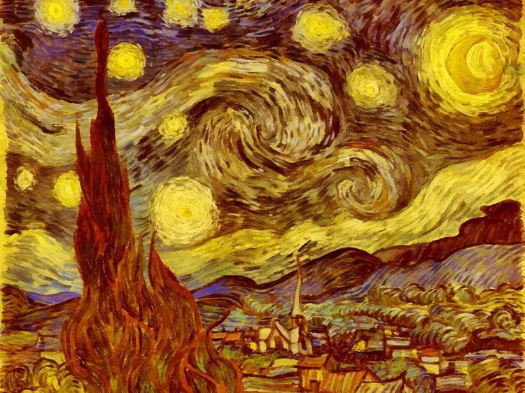 Picture of STARRY NIGHT POP ART XXIV