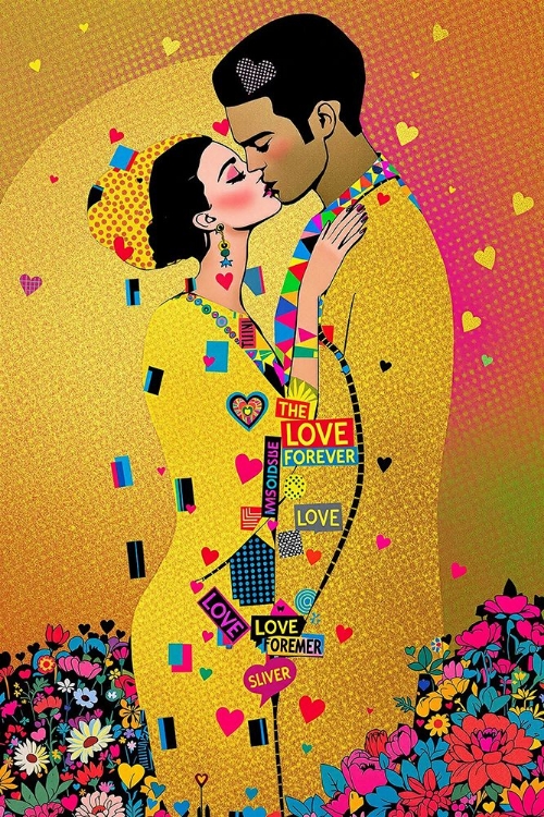 Picture of THE KISS POP ART VII