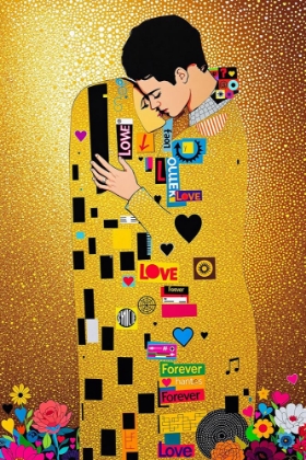 Picture of THE KISS POP ART IX