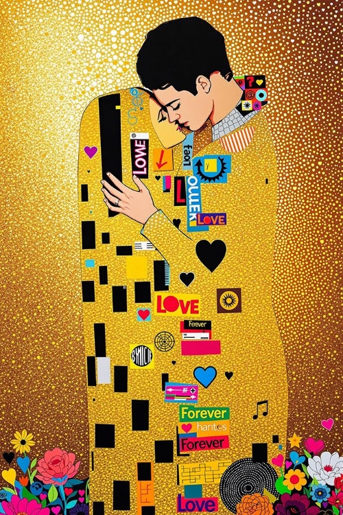 Picture of THE KISS POP ART IX