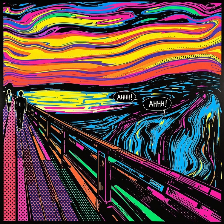 Picture of THE SCREAM POP ART IV