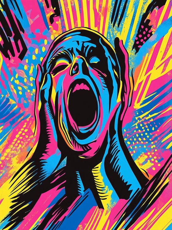 Picture of THE SCREAM POP ART XV